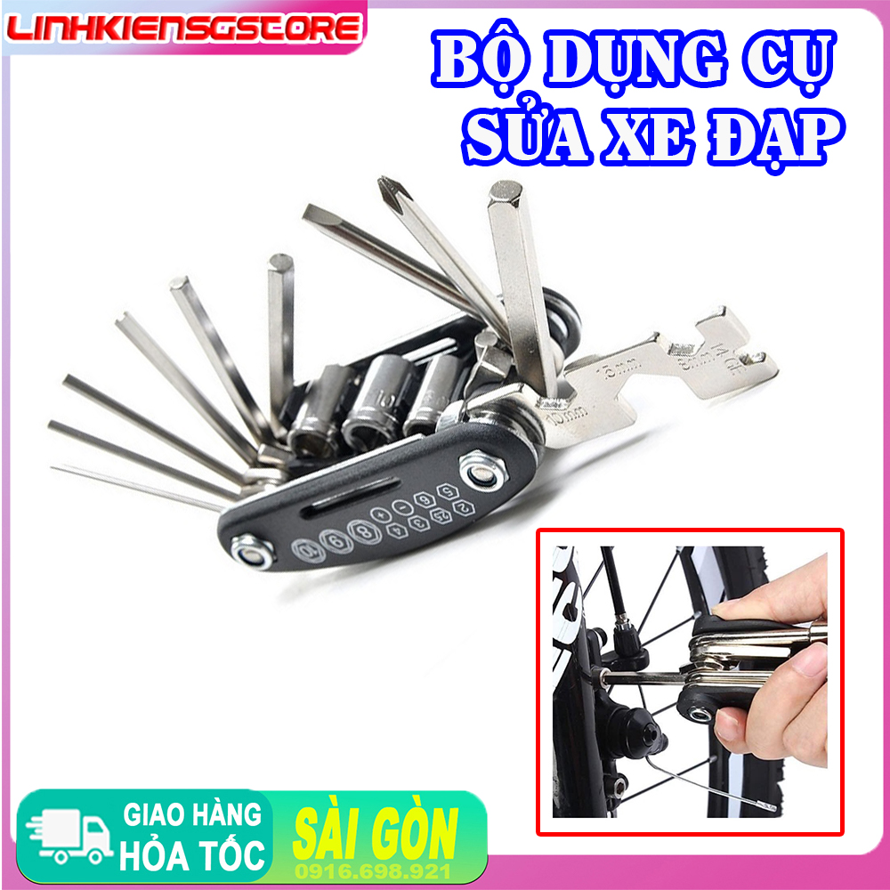 Bộ dụng cụ đa năng sửa xe đạp bằng thép siêu cứng