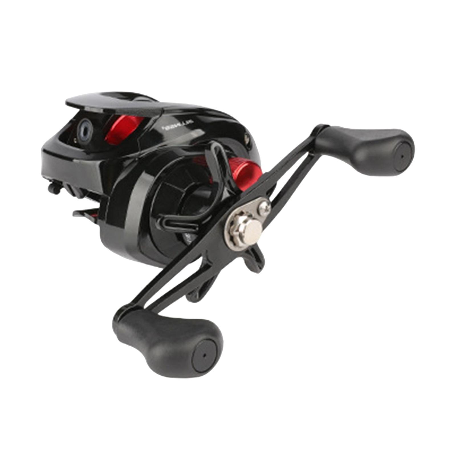Powerful High Speed Fishing Reels 6.3:1 Gear Ratio 5+1 BB Baitcaster Reels Left