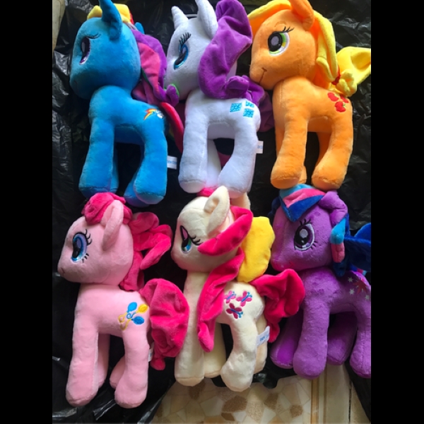 Ngựa Bông Pony 40cm màu ngẫu nhiên