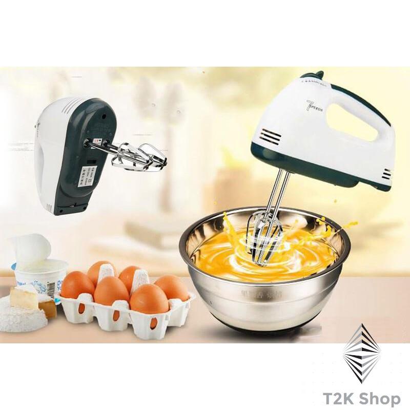 Máy Đánh Trứng Cầm Tay 7 Tốc Độ Công Suất 180W - Dụng cụ làm bánh BAKER MART