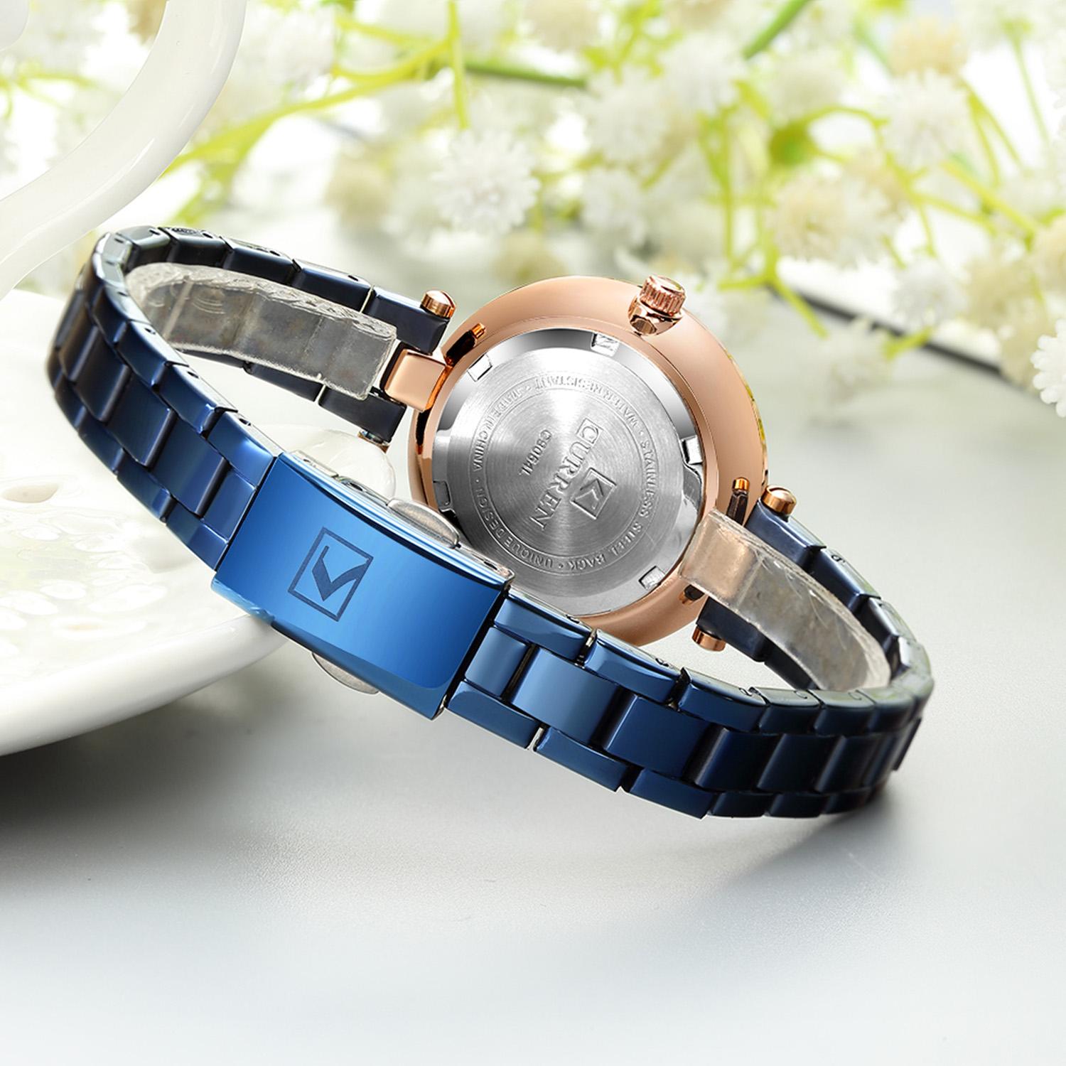 Đồng hồ nữ chống nước đa năng Fahion thạch anh Curren
