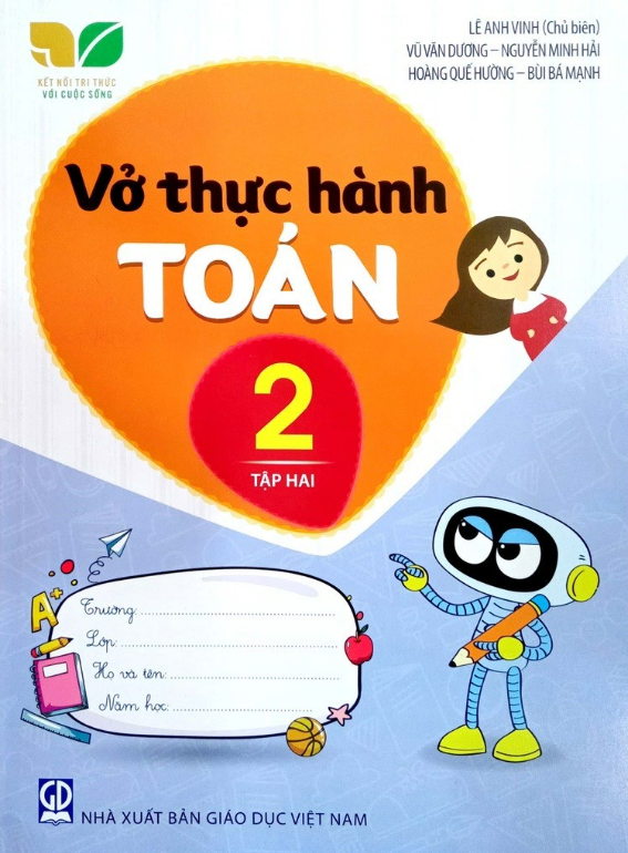 Sách - Vở thực hành Toán 2 tập 2 - Kết Nối Tri Thức Với Cuộc Sống