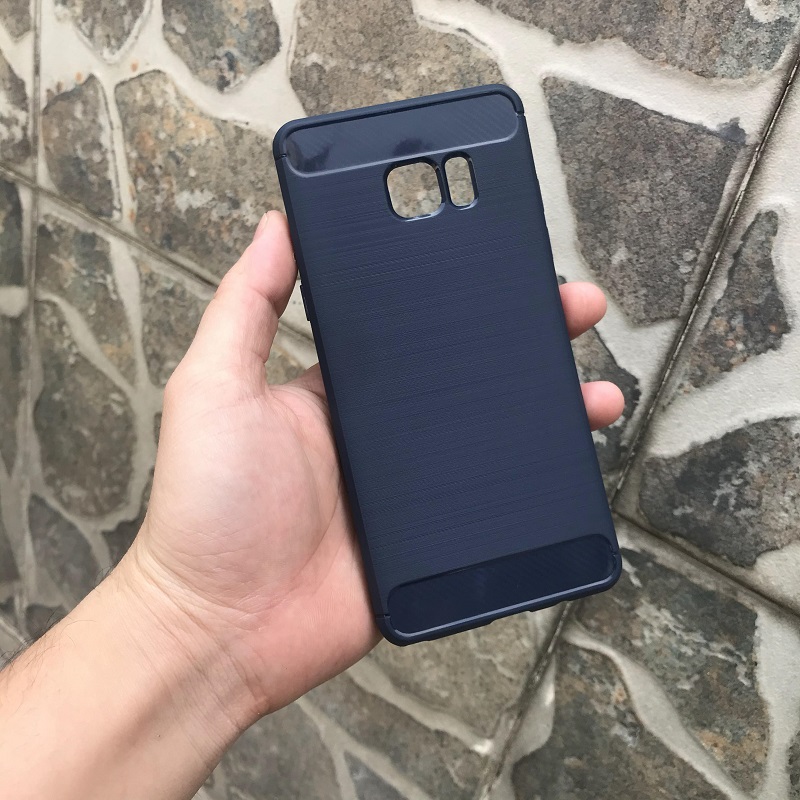 Ốp lưng chống sốc dành cho Samsung Galaxy Note FE, Note 7  hàng chính hãng Rugged Shield cao cấp - Xanh Đen