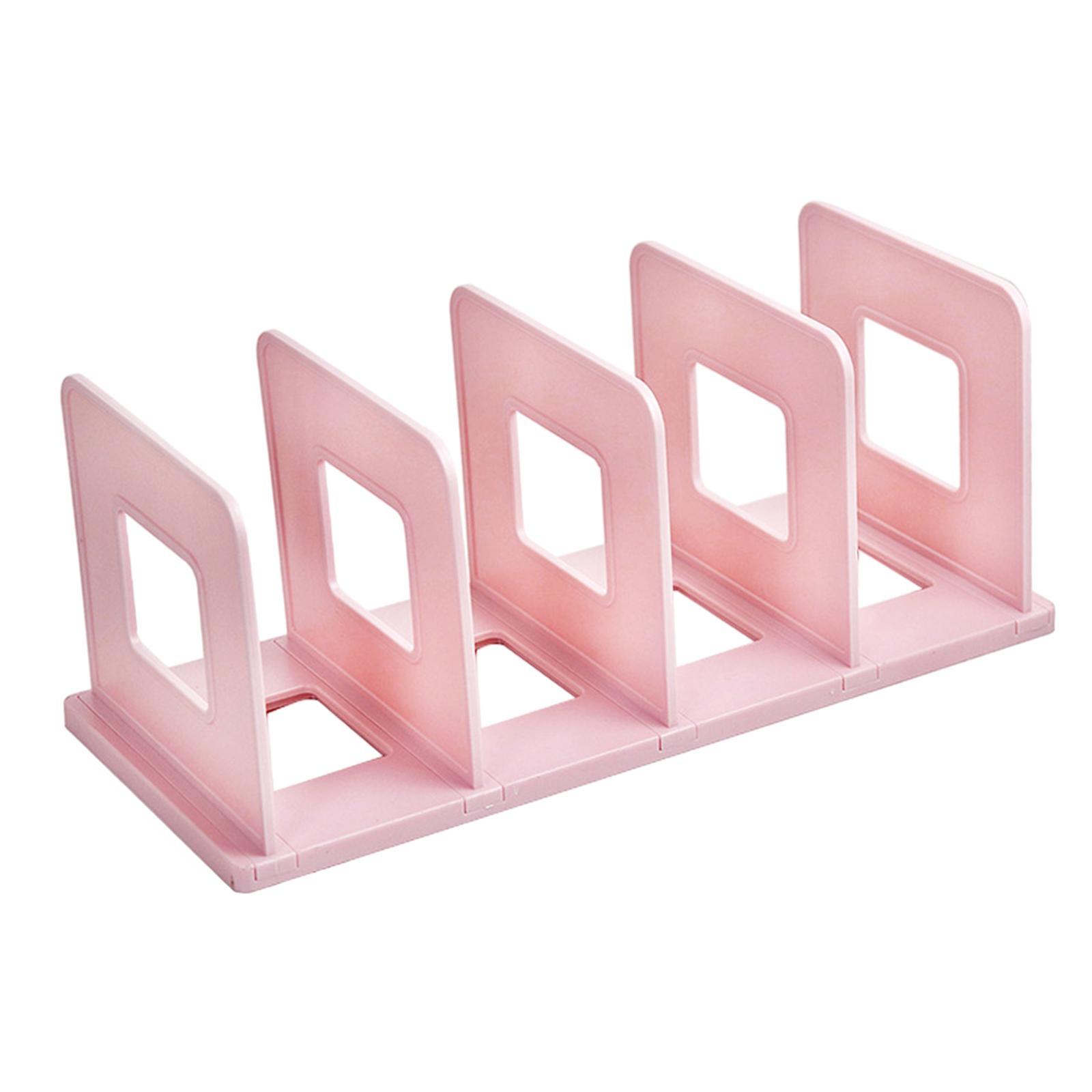 Desktop Book Organizer Book Stand Divider Table Book Ends Countertop Bookshelf for Home Office Books Holder Book Storage Rack