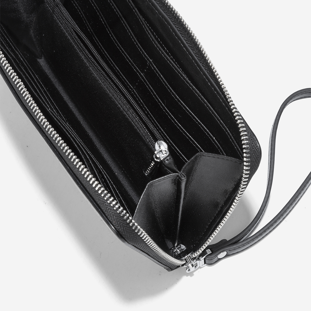 Ví cầm tay zip-around nhấn ngăn phụ - WAL 0291