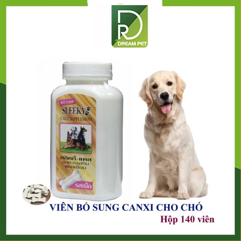 Canxi Thái Lan Sleeky chó mèo - canxi nano dinh dưỡng cho chó mang bầu