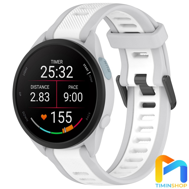 Dây đồng hồ cho Garmin Forerunner 165/ 265/ 265S/ 255/ 255S/ 245/ 645/ Vivoactive 6/ 5/ 4/ 3/ 2S/ 3S/ 4S/ Venu 2/ 2S (D165)