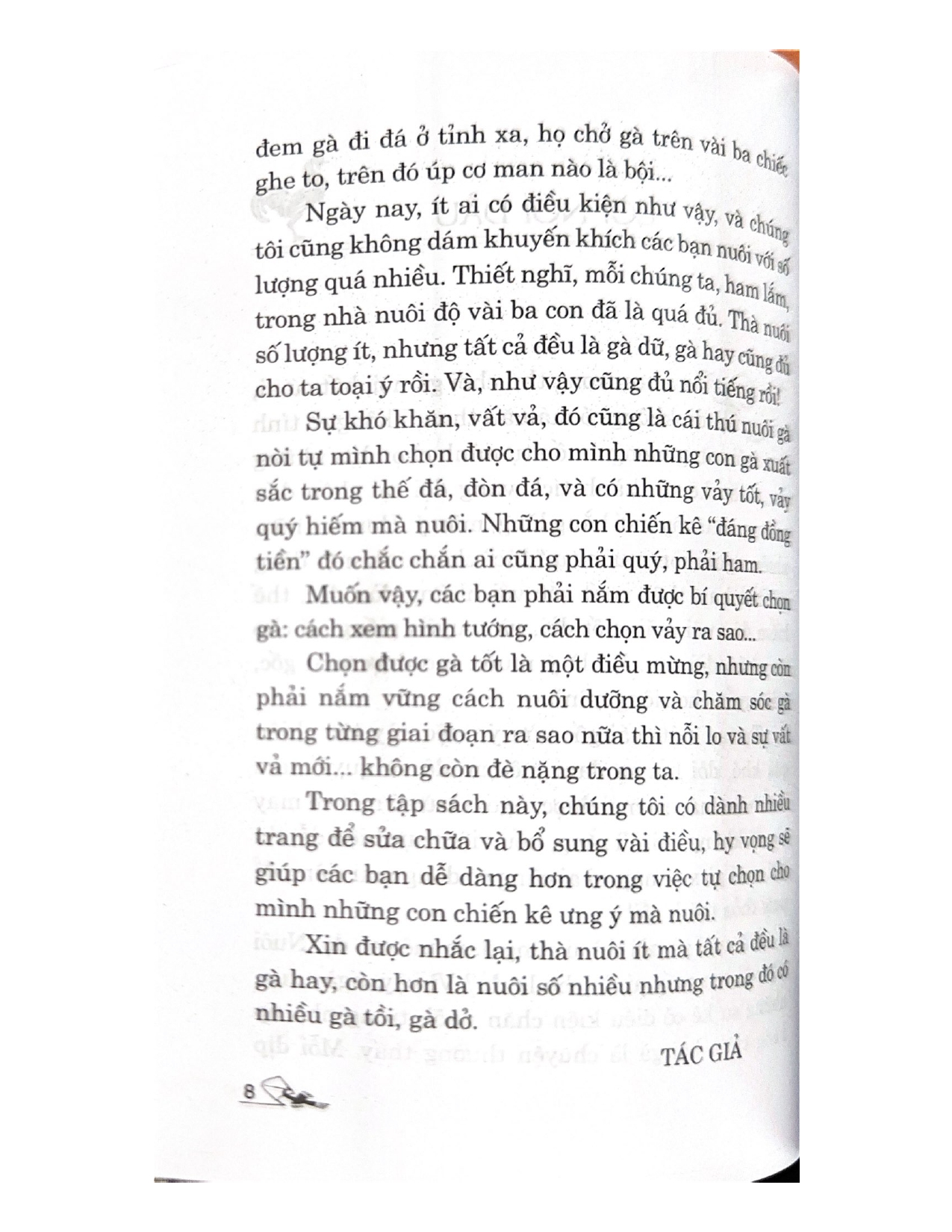 Cách Chọn Gà Đá - Tác Giả Vũ Hồng Anh  - Vanlangbooks
