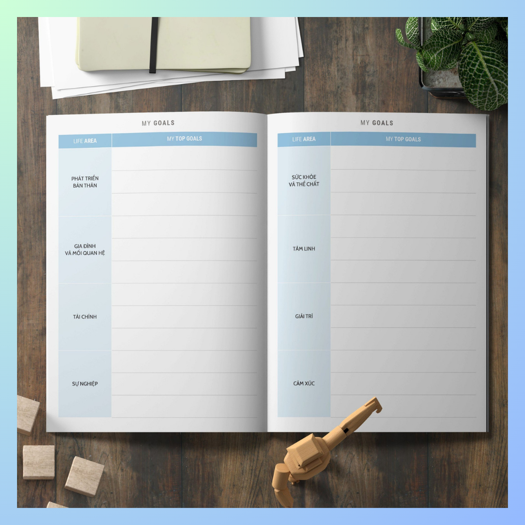Sổ Tay Self-care - Kế Hoạch Phát Triển Bản Thân - Smart English