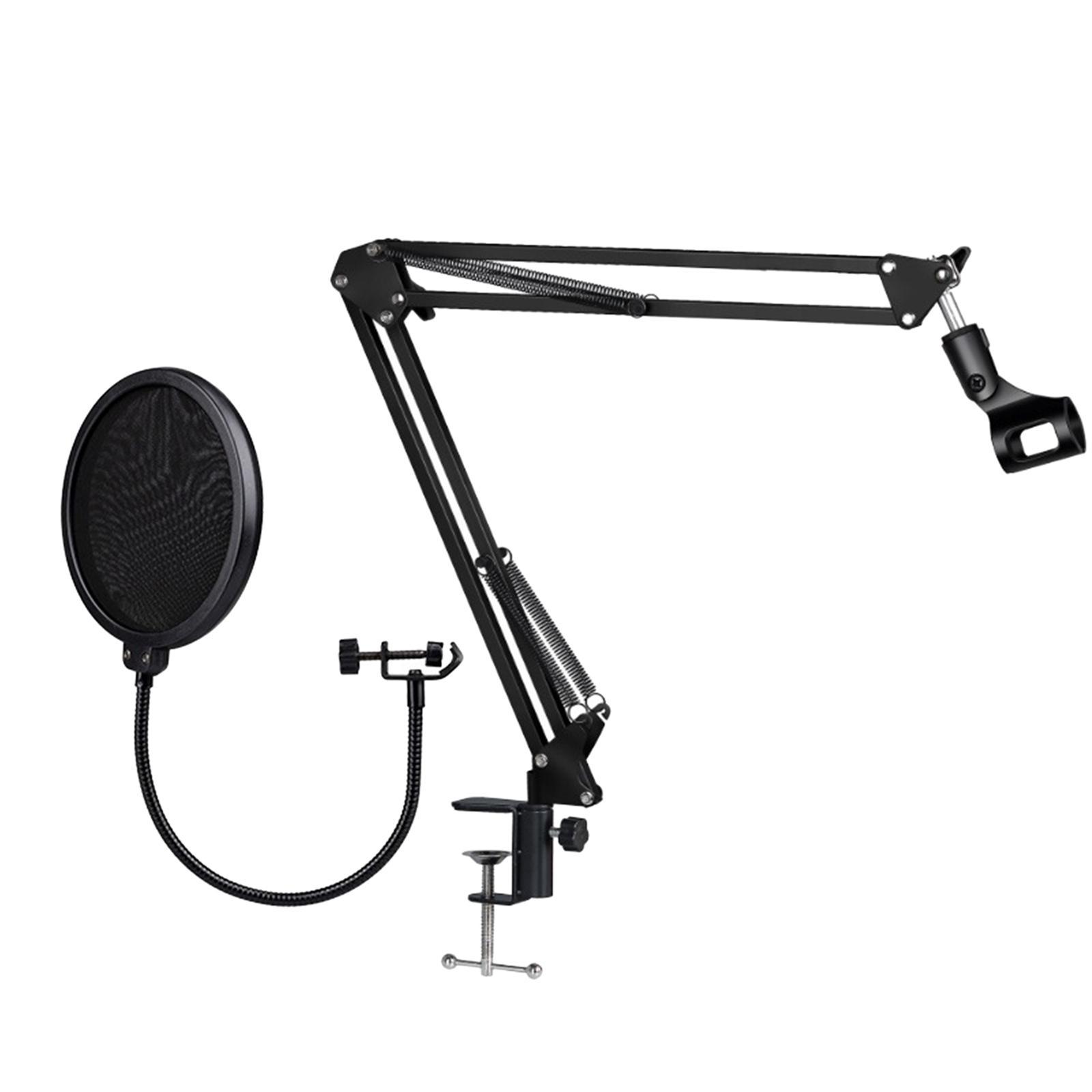 Microphone Stand Kit NB35 Recording Equipment Foldable Shock Mount for Streaming Desktop