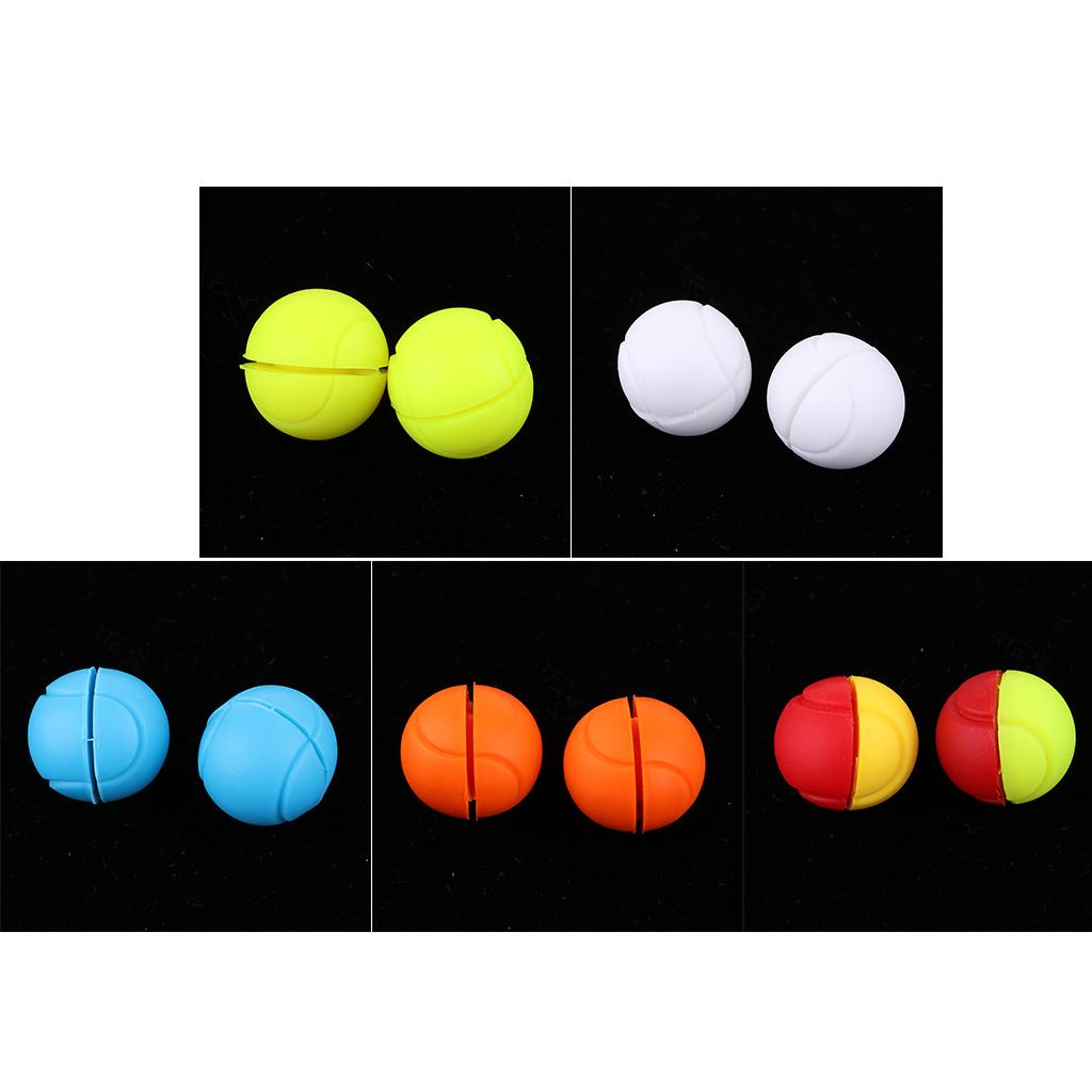 1 Pair Silicone Tennis Racket Vibration Dampers Racquet Shock Absorbers for Tennis Rackets Strings