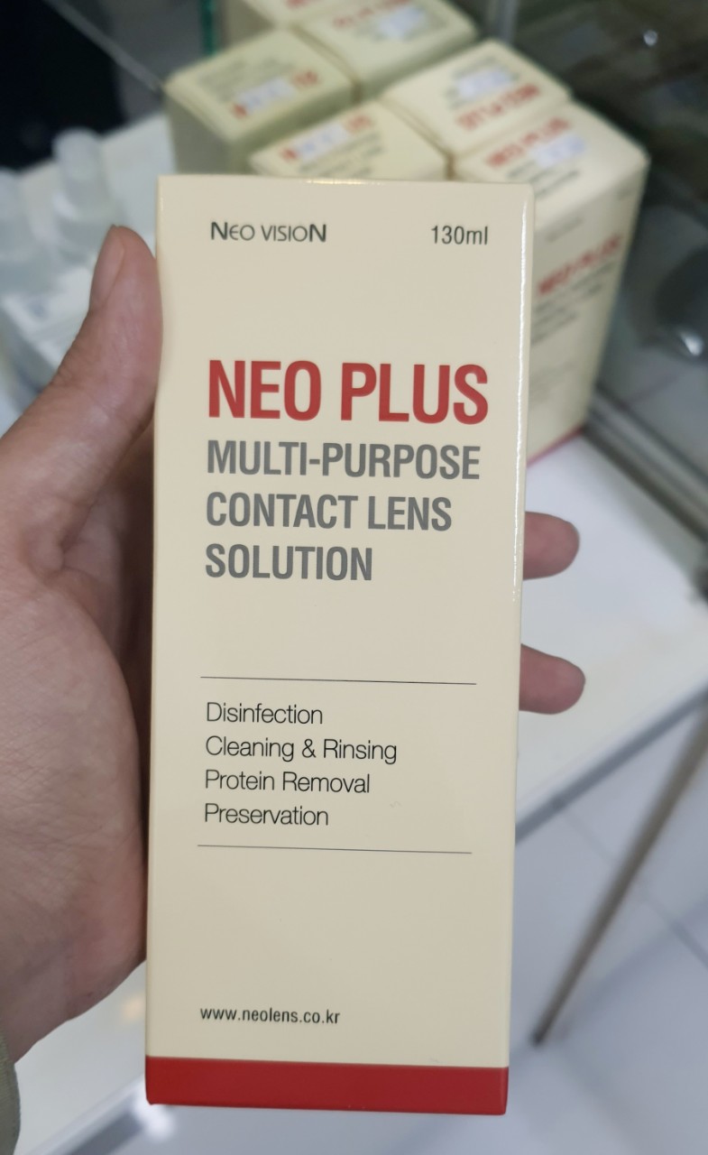 Dung Dịch Ngâm Kính Áp Tròng Neo Plus Hàn Quốc