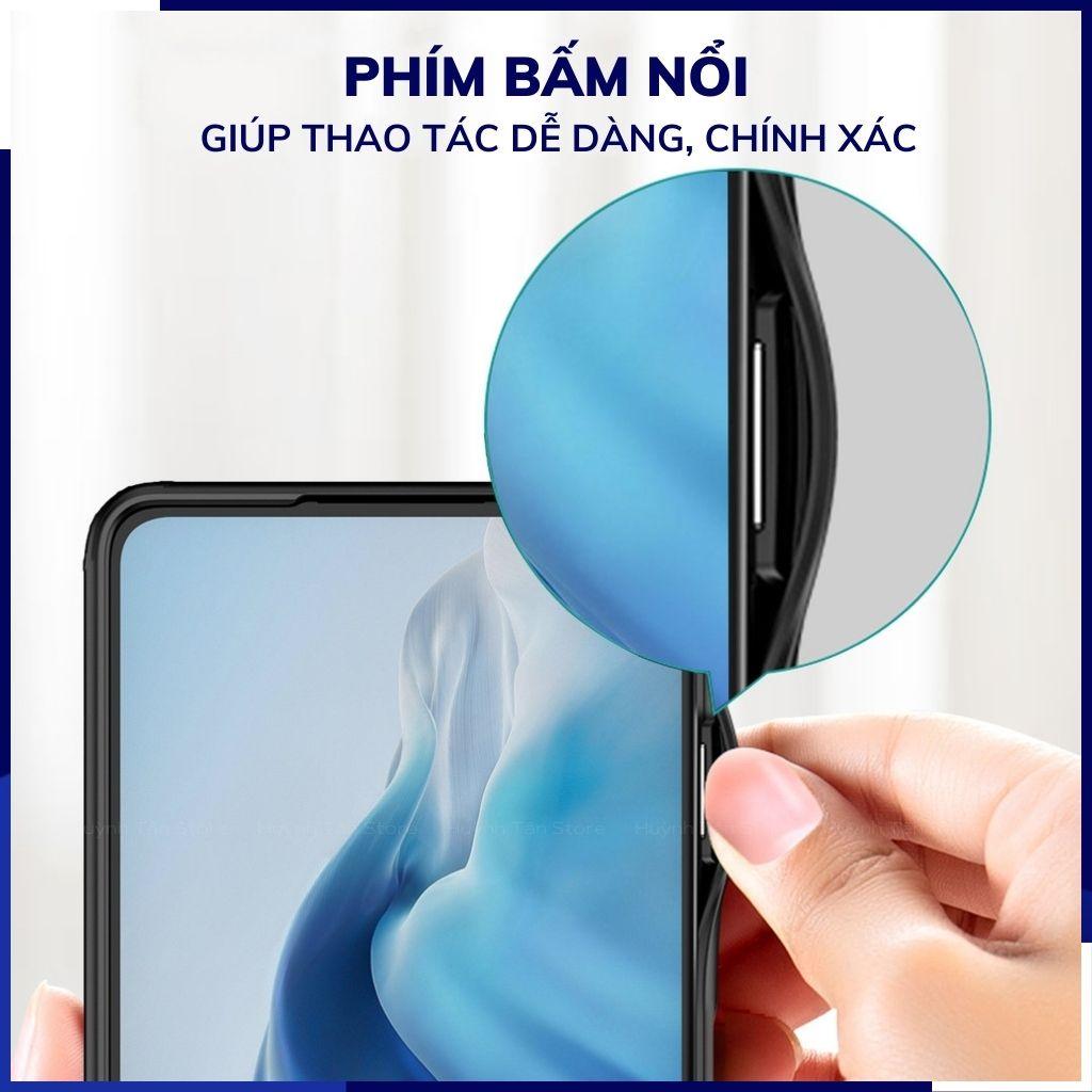 Ốp lưng redmi k50, k50 pro chống sốc bảo vệ camera chống vân tay nhám viền màu ver 2 phụ kiện điện thoại huỳnh tân store