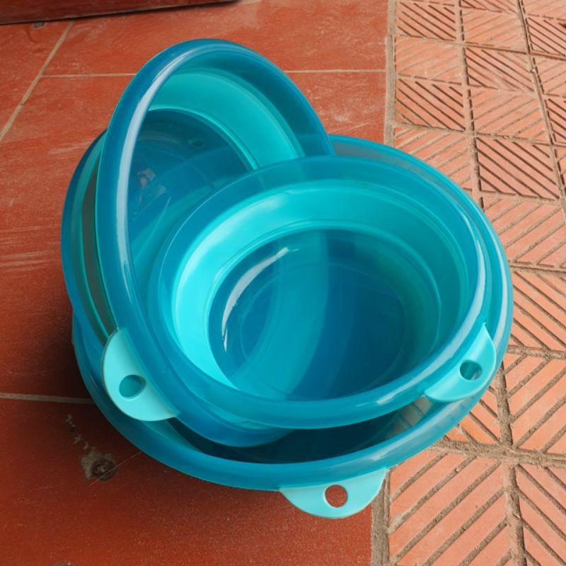 Bát trộn mồi silicon combo 3 cái , thau trộn mồi, chậu trộn mồi