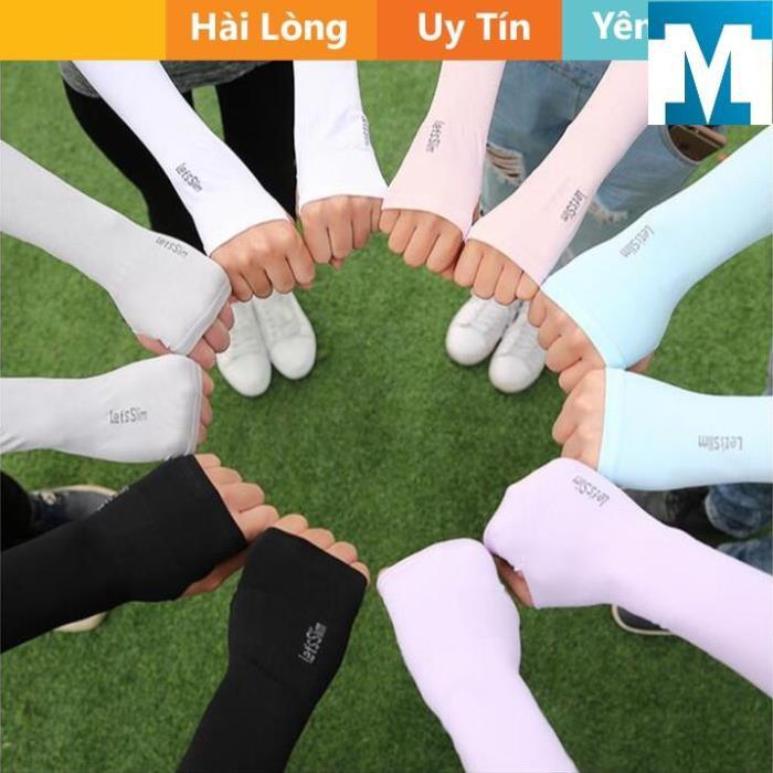 Găng tay chống nắng xỏ ngón hàn quốc