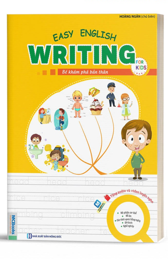 Easy English Writing For Kids - Bé Khám Phá Bản Thân - Bản Quyền
