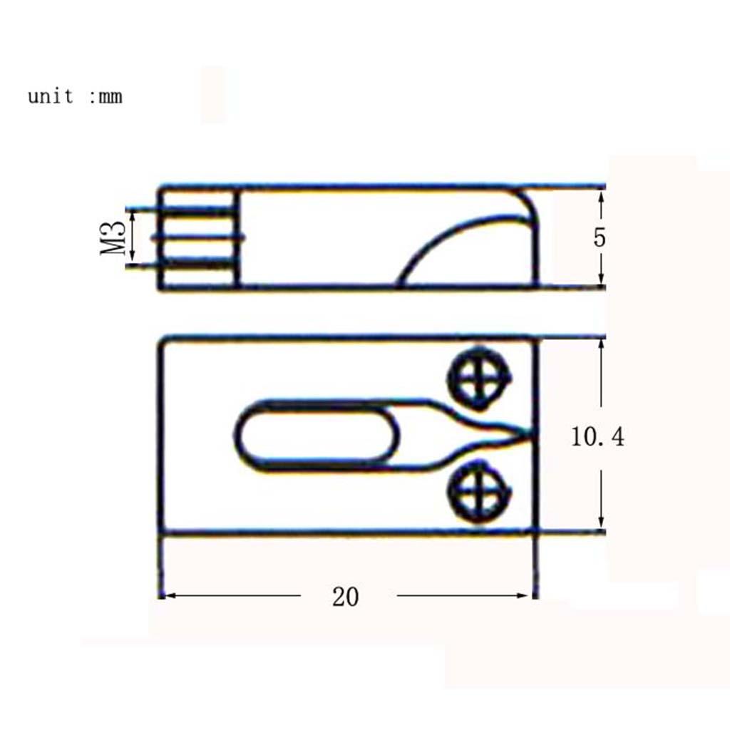Sunnimix 6 Miếng Tremolo Cầu Dây Con Lăn Yên Ngựa Đàn Guitar Điện Phần Vàng