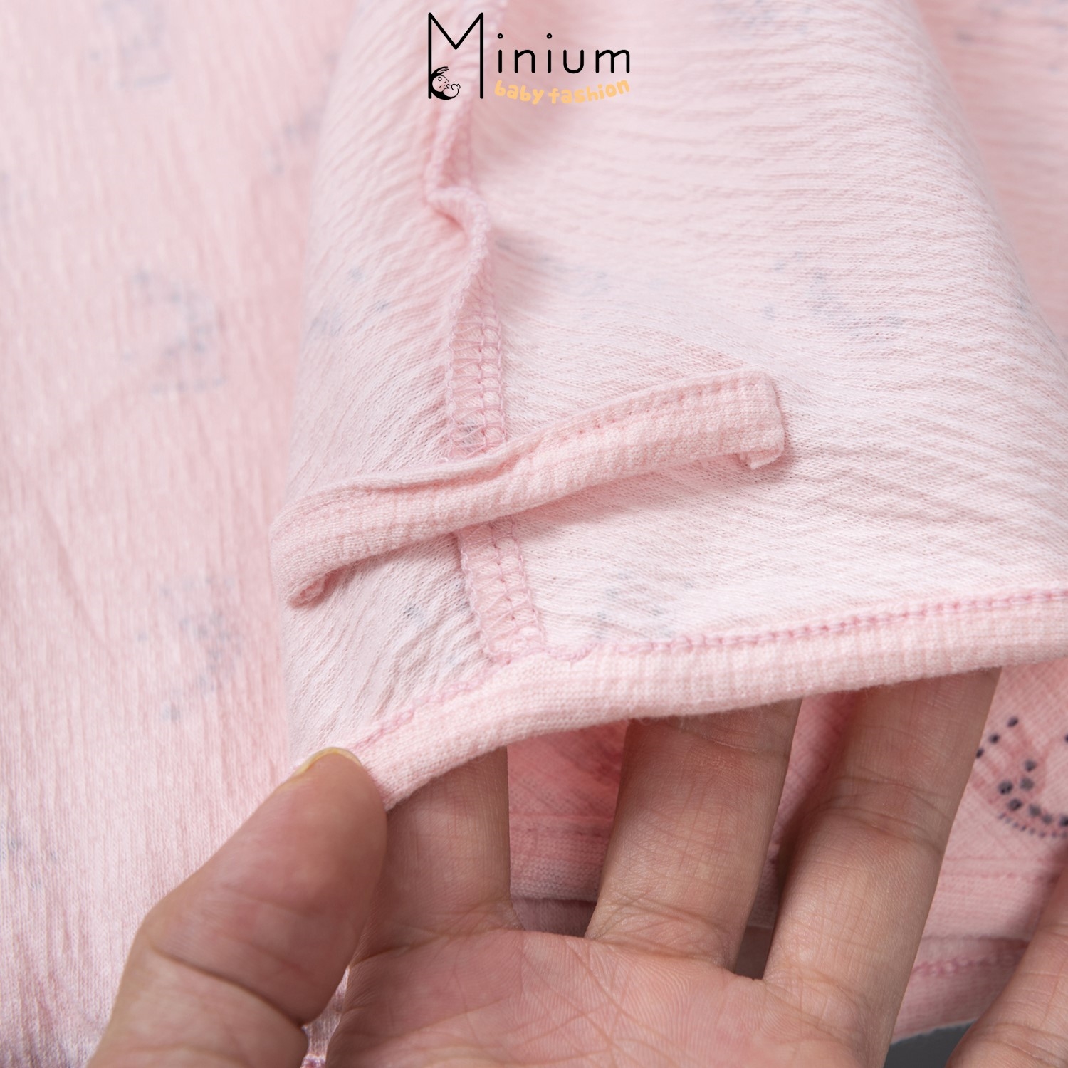 Áo choàng chống nắng cho trẻ em Minium, áo cánh dơi bé gái chất cotton-HUOUHONG