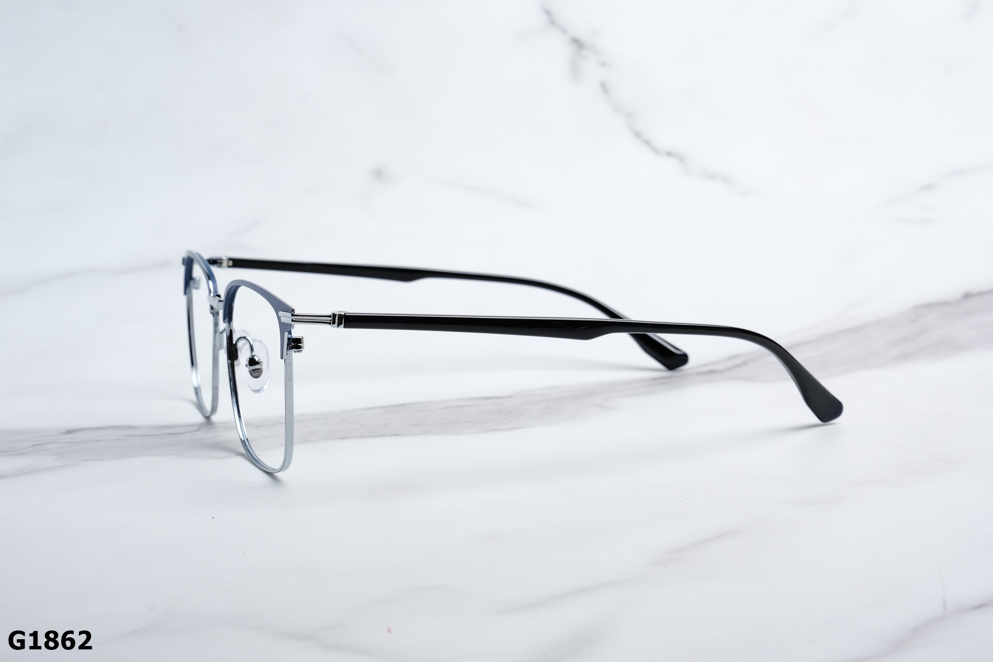 Gọng Kính Cận Vuông Nửa Viền Thời Trang Unisex G1862