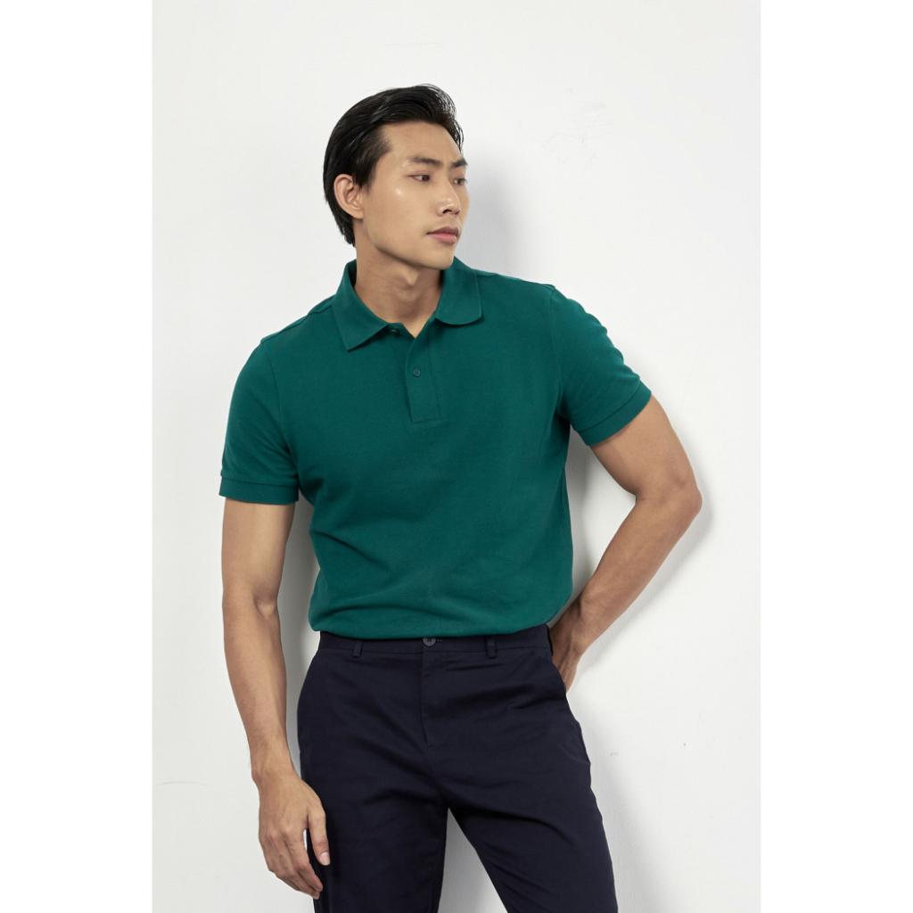 Áo Polo Nam Trơn Cổ Dệt Gân To Form Fitted - 10S23POL066 | LASTORE MENSWEAR