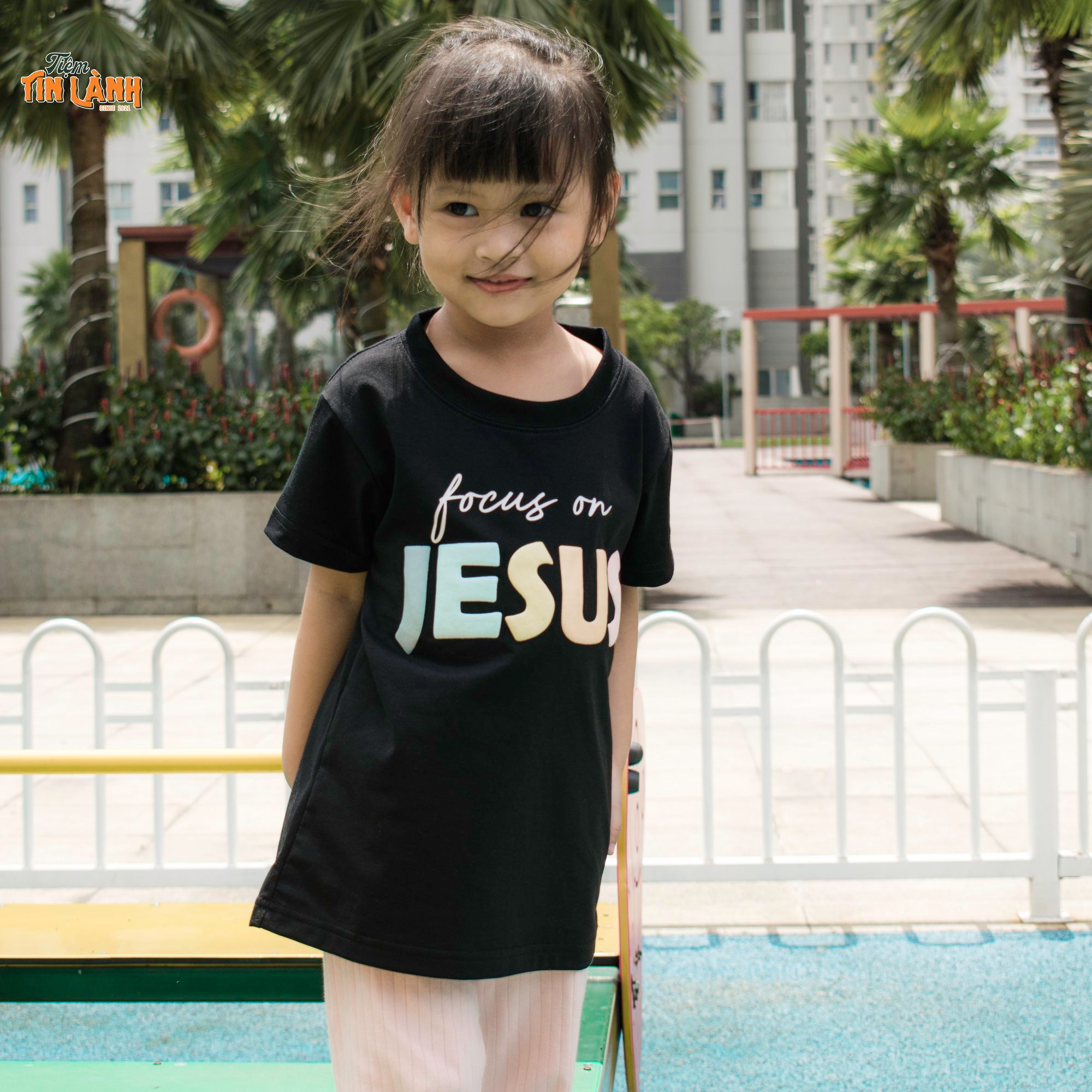 Áo Thun Lời Chúa Cho Bé “LOVE IN GOD FOR KID” / MẪU JESUS