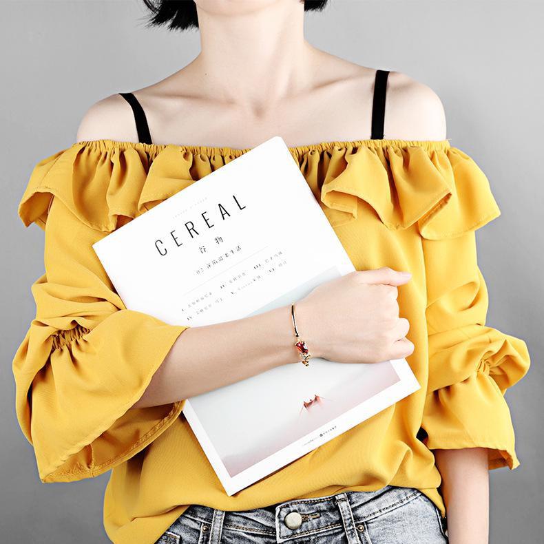 Lắc Tay Tỳ Hưu Đỏ Cao Cấp-Dùng bền bỉ tắm rửa không đen