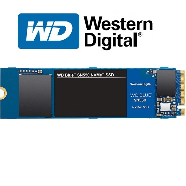 Ổ Cứng SSD WD Blue SN550 500GB NVME M.2 2280 - Hàng Nhập Khẩu