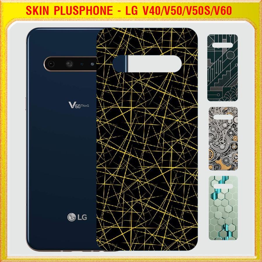 Dán Skin cho điện thoại LG V40, V50, V50s, V60 thinQ in hình nhiều mẫu hot, độc lạ