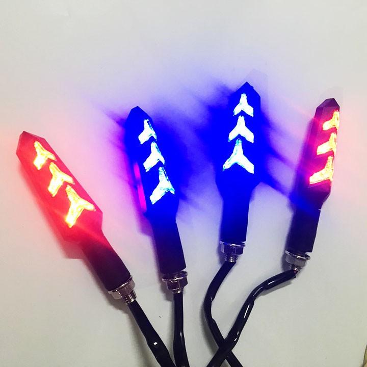 ĐÈN LED XI NHAN A8 DÀNH CHO XE MÁY MÀU ĐỎ