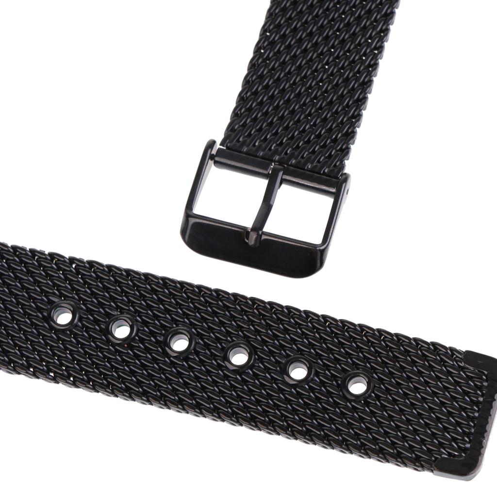 Men Women Stainless Steel  Watch Band Link Bracelet Wrist Strap 20mm