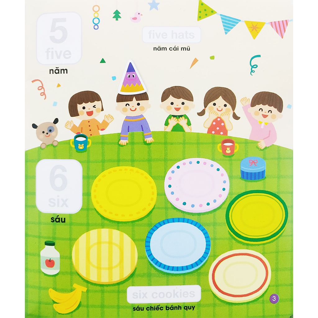 Số đếm và Màu sắc - Bé vui học tiếng anh cùng Sticker