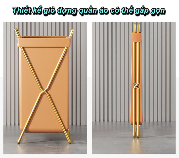 Giỏ Đựng Quần Áo Honey X Design Gấp Gọn Tiết Kiệm Không Gian Phòng Tắm - Home Decor Furniture