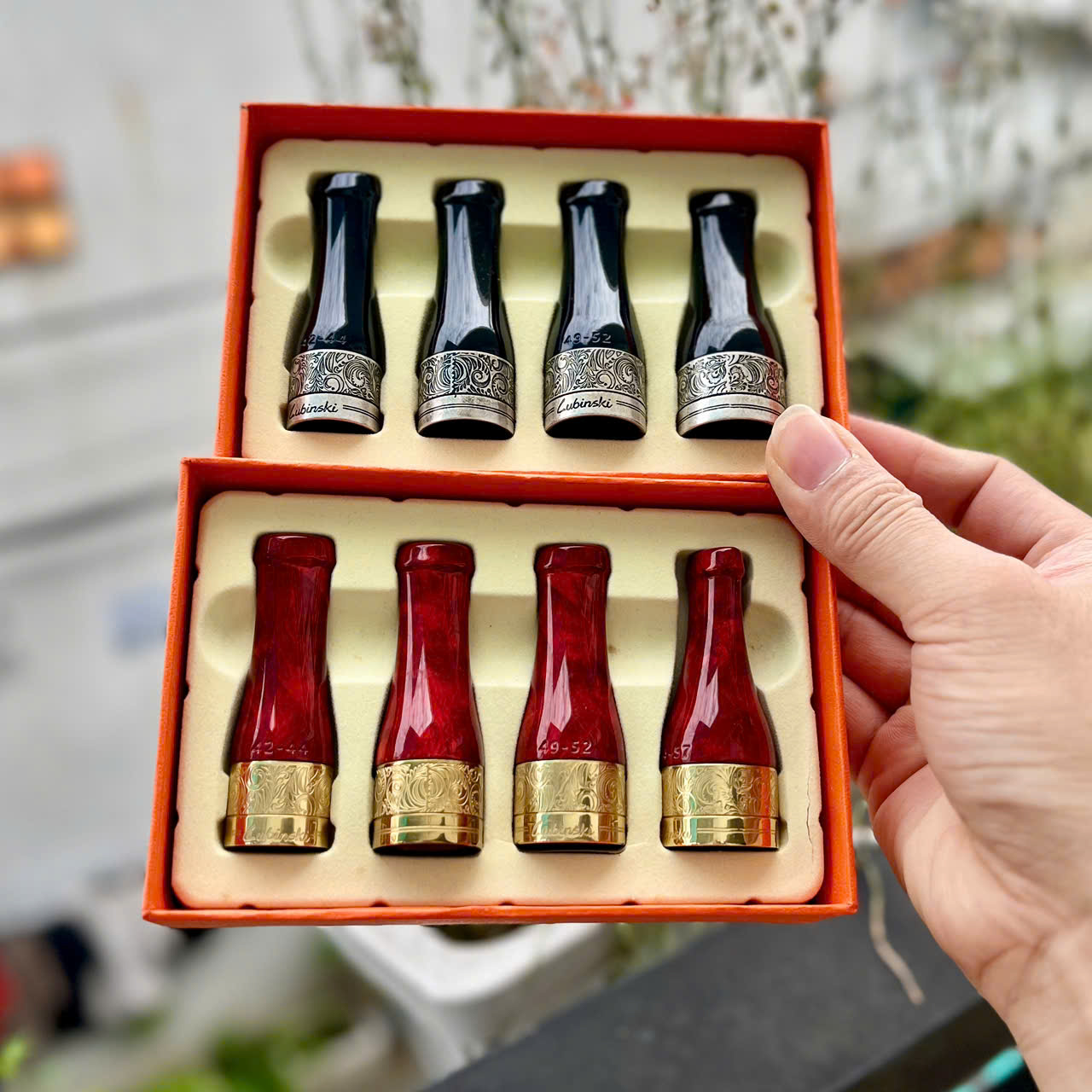 Bộ 4 Tẩu bắt top cigar có 4 kích thước chất liệu đồng