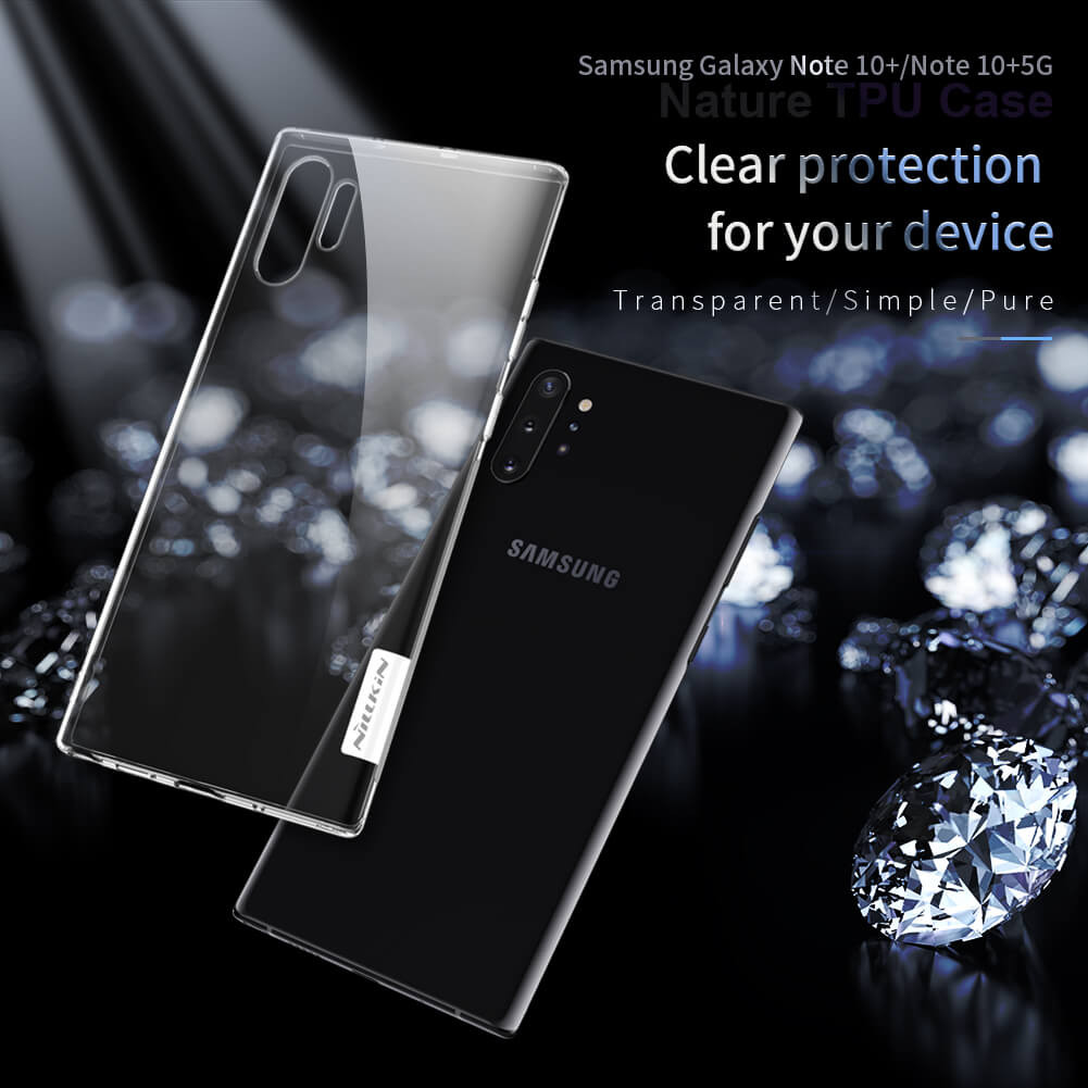 Ốp lưng dẻo cho Samsung Galaxy Note 10 Plus / Note 10 Plus 5G hiệu Nillkin - Hàng chính hãng