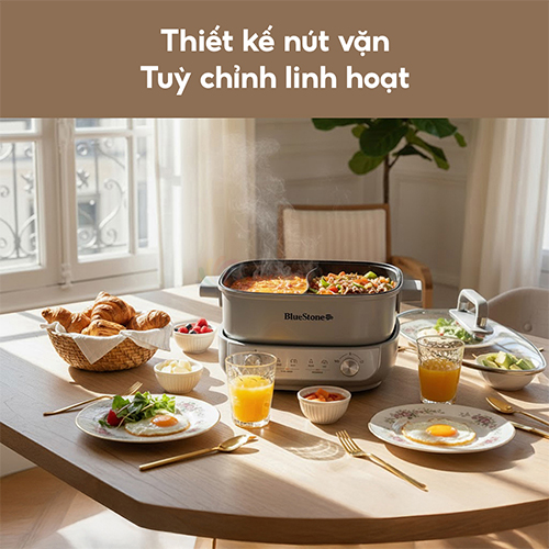 Nồi lẩu điện đa năng Bluestone MPB-7257 - Hàng chính hãng