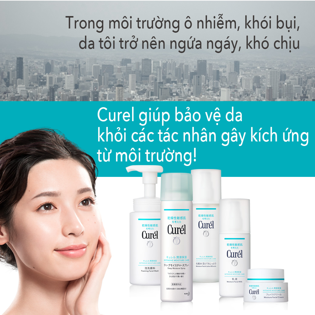 Dầu Gội Cấp Ẩm Chuyên Sâu Curel Intensive Moisture Care Shampoo 420ml