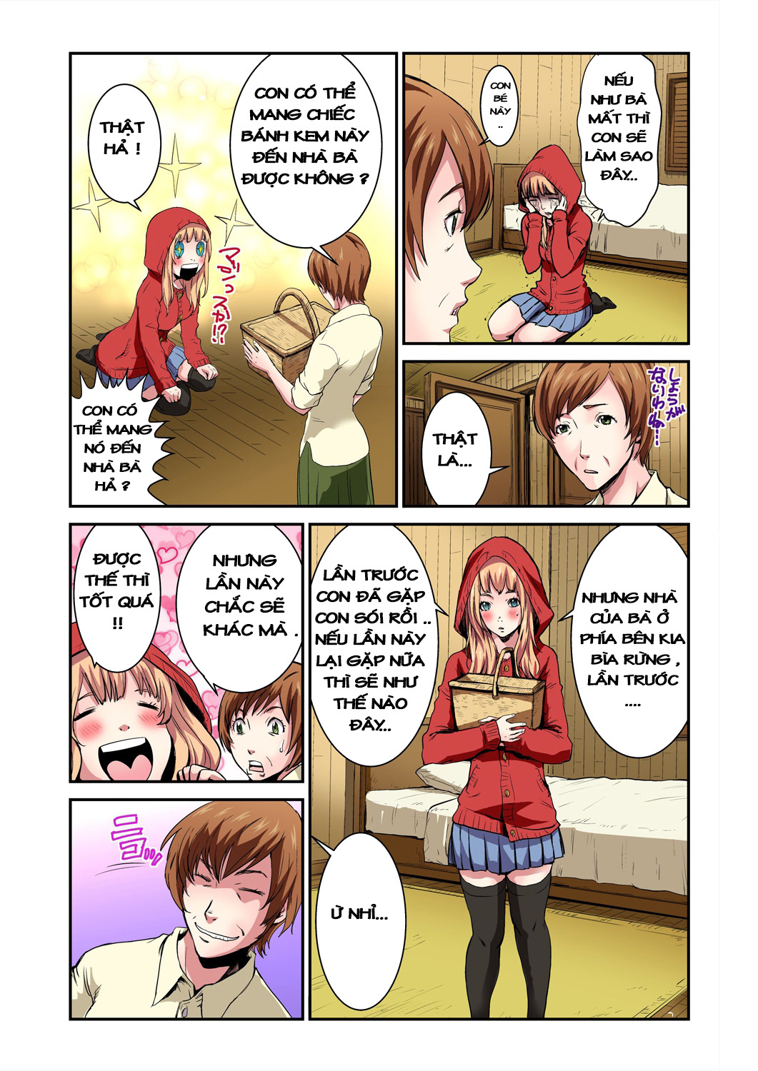 tổng hợp cô bé quàng khăn đỏ chapter 3 4