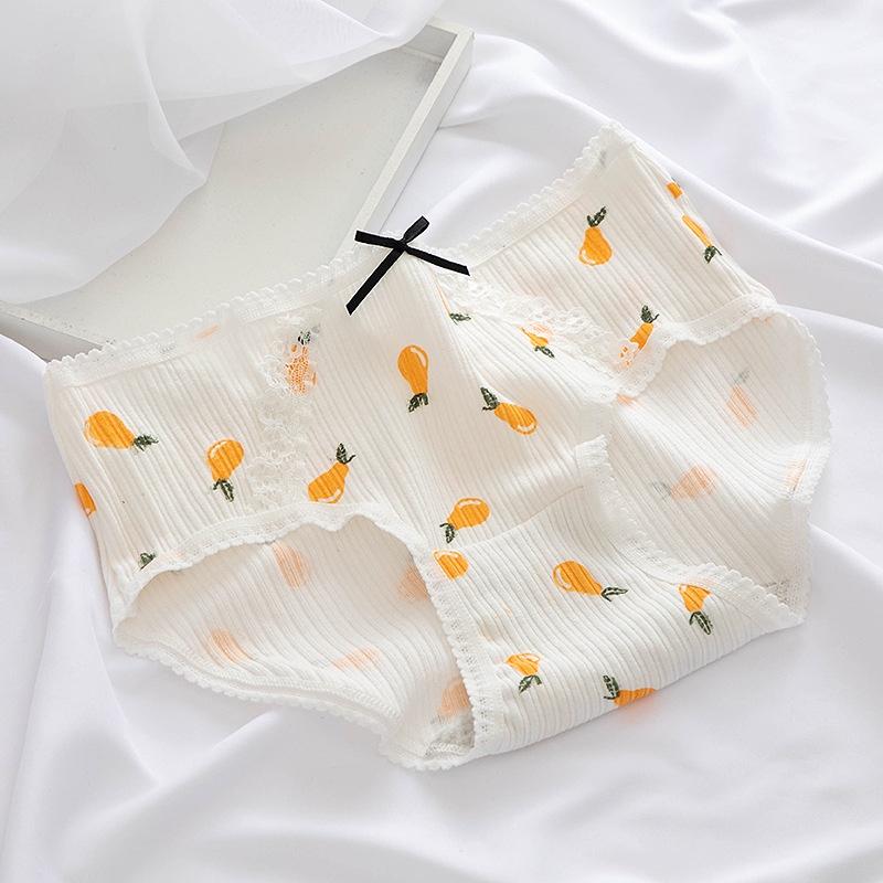 Quần lót nữ cotton kháng khuẩn họa tiết hoa quả dễ thương QLN024