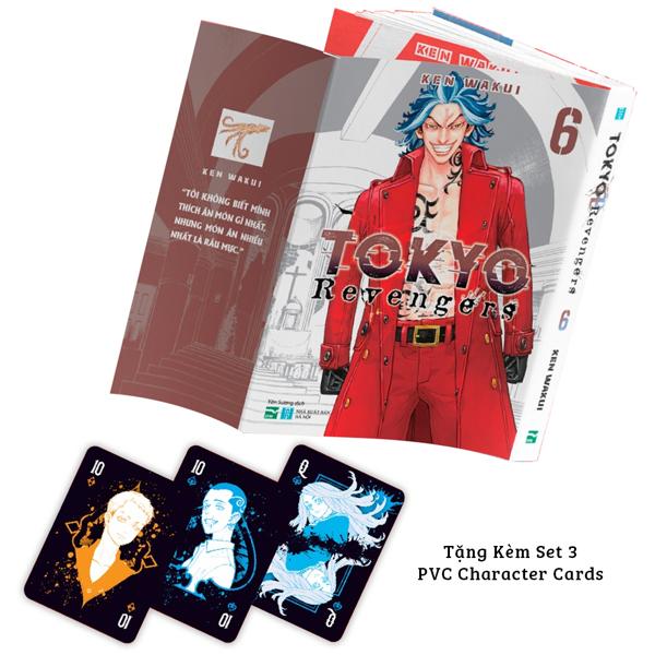 Tokyo Revengers – Tập 6 – Bản Đặc Biệt – Tặng Kèm Set 3 PVC Character Cards