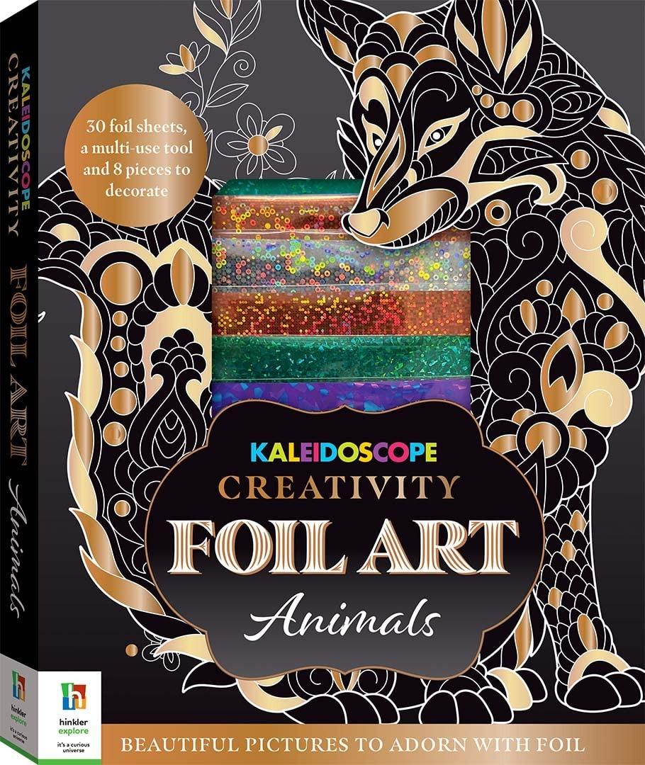 Sách ngoại văn: Kaleidoscope Creativity Foil Art Animals