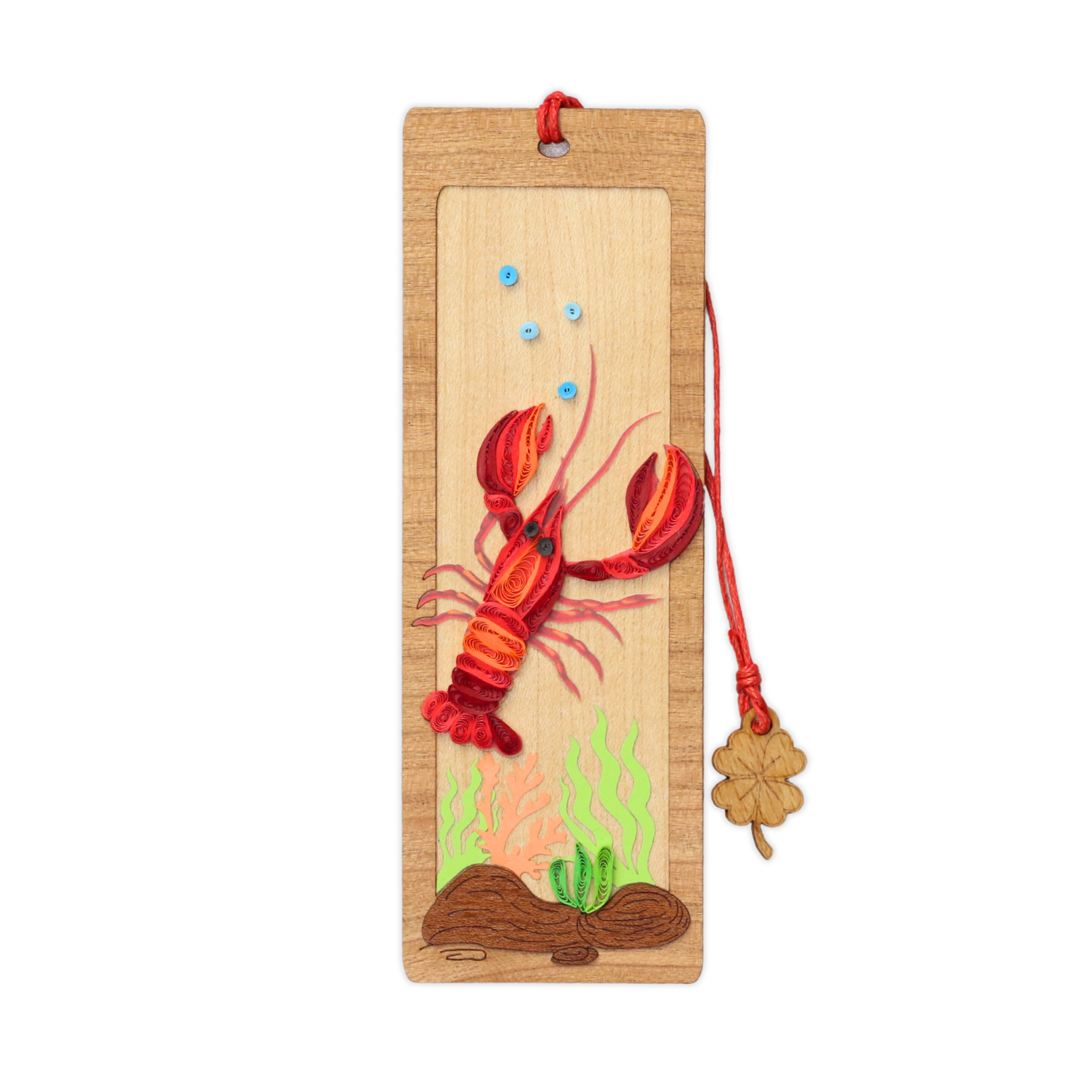Bookmark Nghệ Thuật Giấy Xoắn - Tôm Hùm - Deep Sea Warrior - Animals - Việt Net