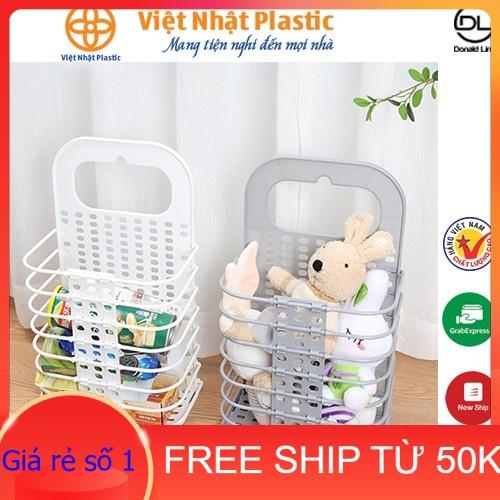 Giỏ đựng quần áo gấp gọn thông minh Việt Nhật Plastic 3379