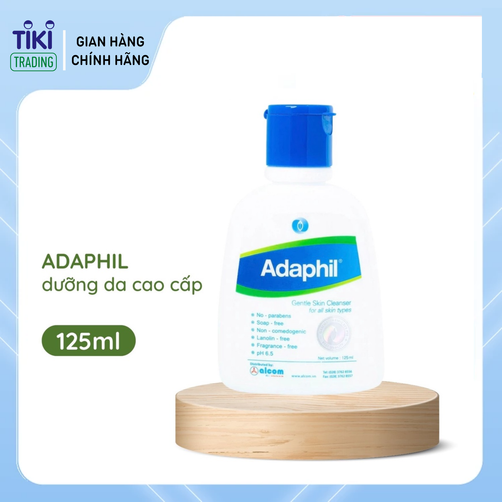 Sữa Rửa Mặt Và Toàn Thân Cao Cấp Gamma Chemecals Adaphil 125ml
