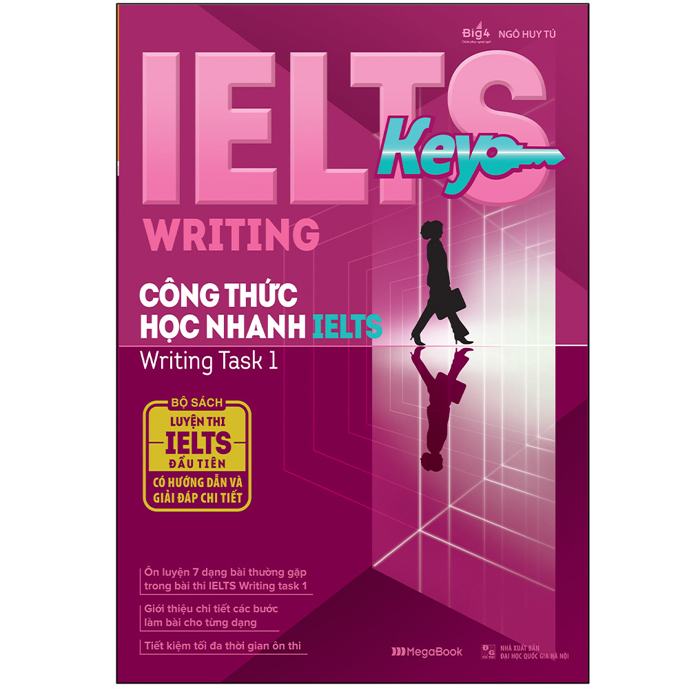 Combo 4 Cuốn IELTS Key - Công Thức Học Nhanh IELTS (Bộ Sách Luyện Thi IELTS Đầu Tiên Có Hướng Dẫn Và Giải Đáp Chi Tiết)