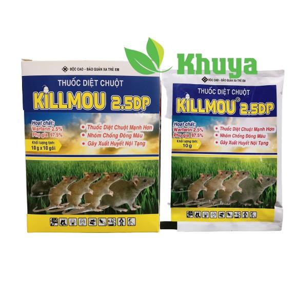 Thuốc diệt chuột Killmou 2.5DP gói 10gr