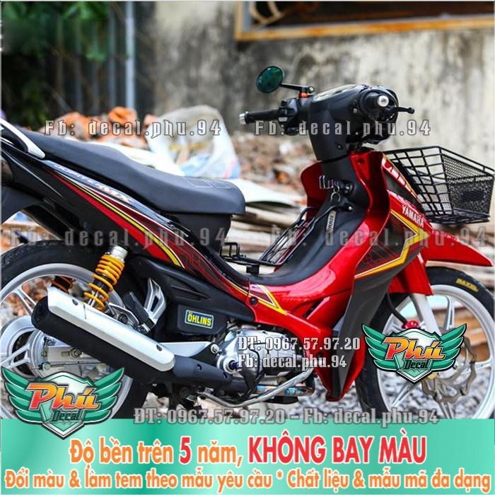 Tem rời Jupiter MX đen đỏ