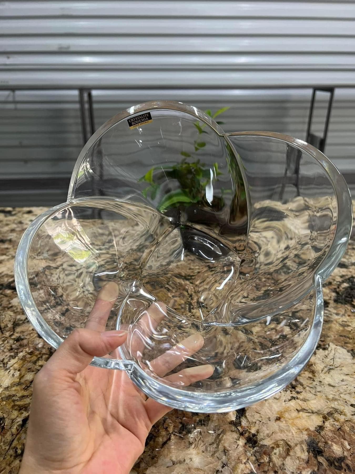 Đĩa hoa quả Bohemia Globus 25cm Hàng chính hãng
