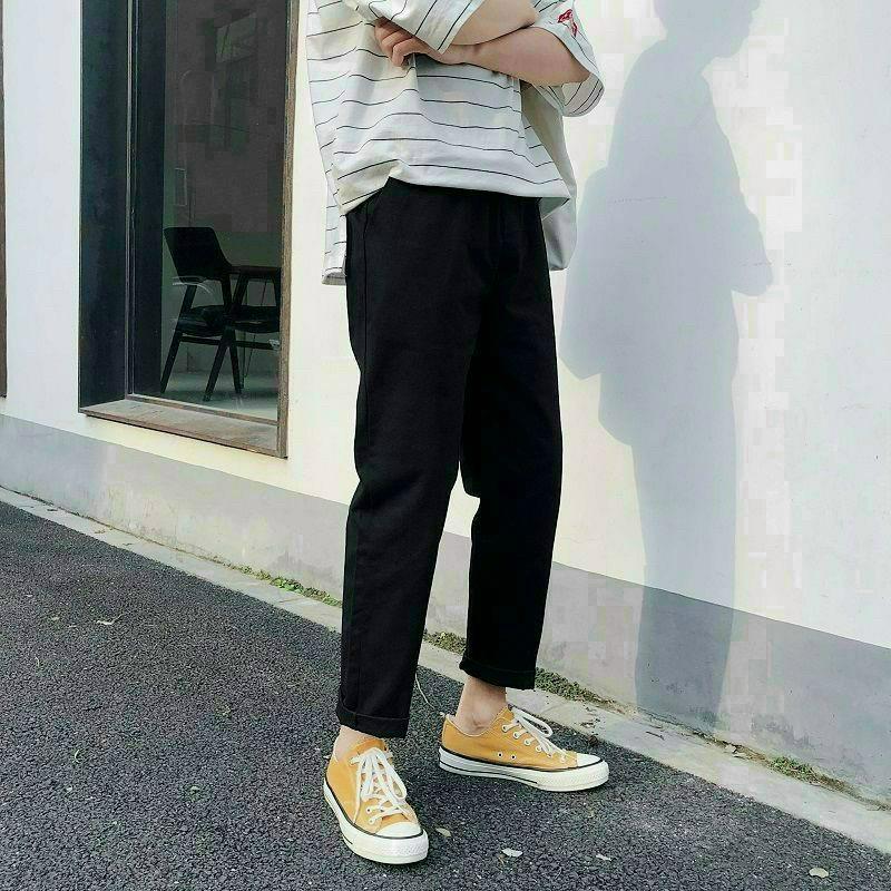Quần Thể Thao Nam Có Dáng Form Rộng Cạp Quần Cao Chất Vải KaKi Đường May Sắc Nét Hàng Đẹp Hot Trend HTM FASHION