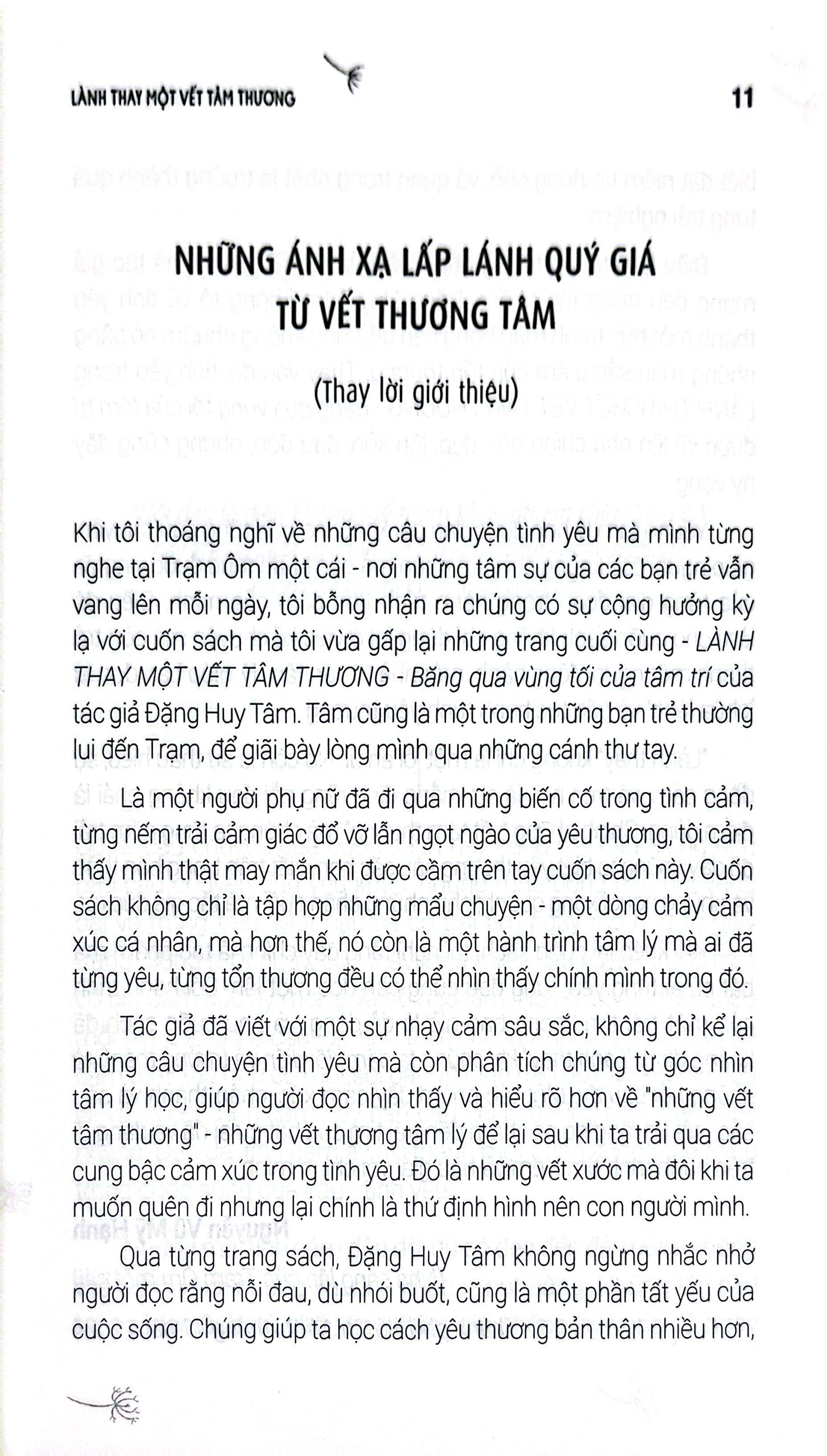 Sách - Lành Thay Một Vết Tâm Thương - Băng Qua Vùng Tối Của Tâm Trí - ảnh 11