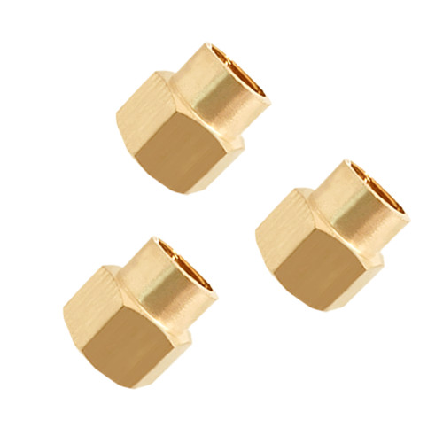 Combo 3 Măng sông thu - Hai ren trong (Brass pipe fitting socket - reducing coupling) - Bằng đồng